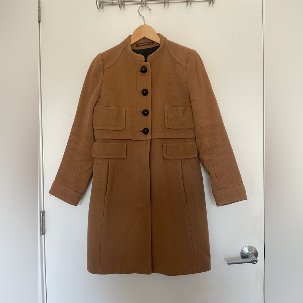 Comptoir Des Cotonniers Brown Trench Coat
